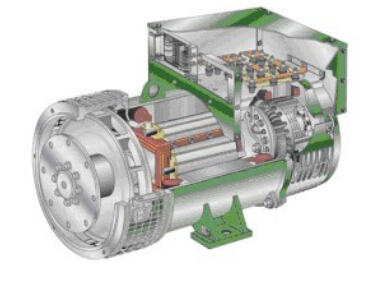 北塔发电机内部结构图